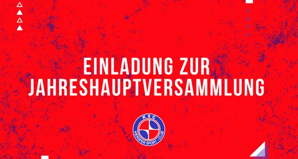 KSC lädt zur Jahreshauptversammlung ein