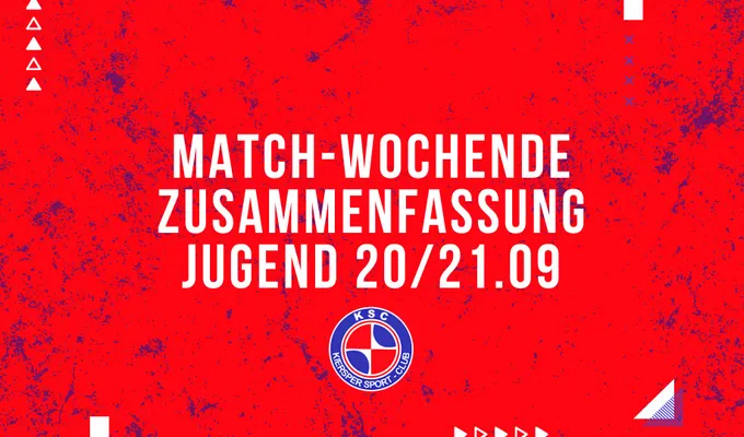 Intensives Punktspielwochenende für die KSC-Nachwuchsteams