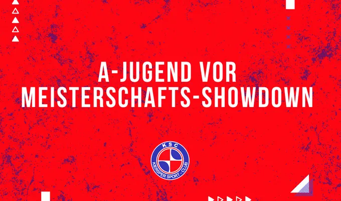A-Jugend vor Meisterschafts-Showdown