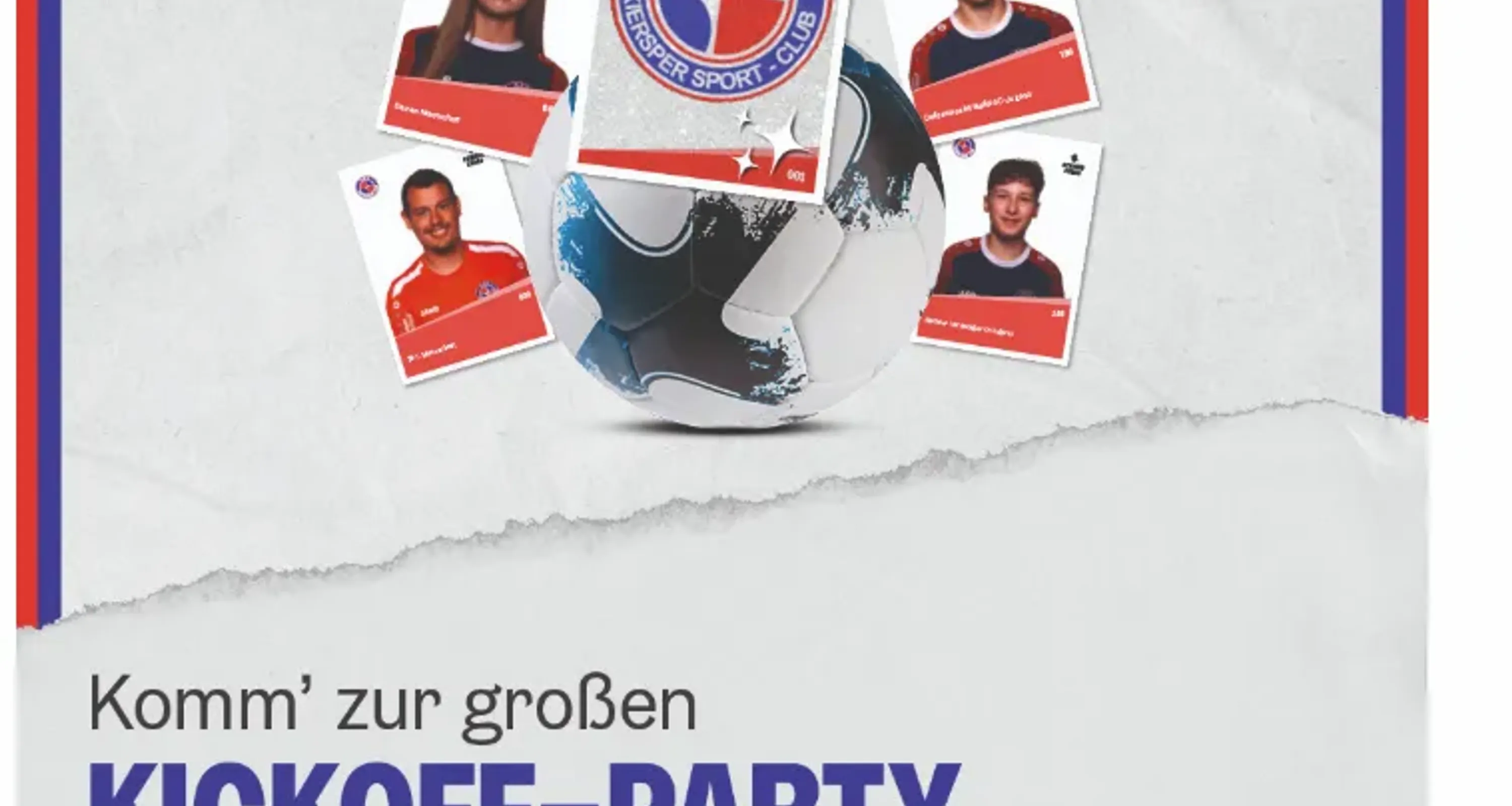 Sticker Sammelaktion im KSC Vereinsheim