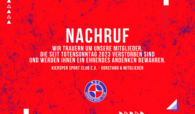 Nachruf zum Totensonntag