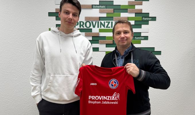 Provinzial Jatzkowski wird Hauptjugendsponsor beim KSC