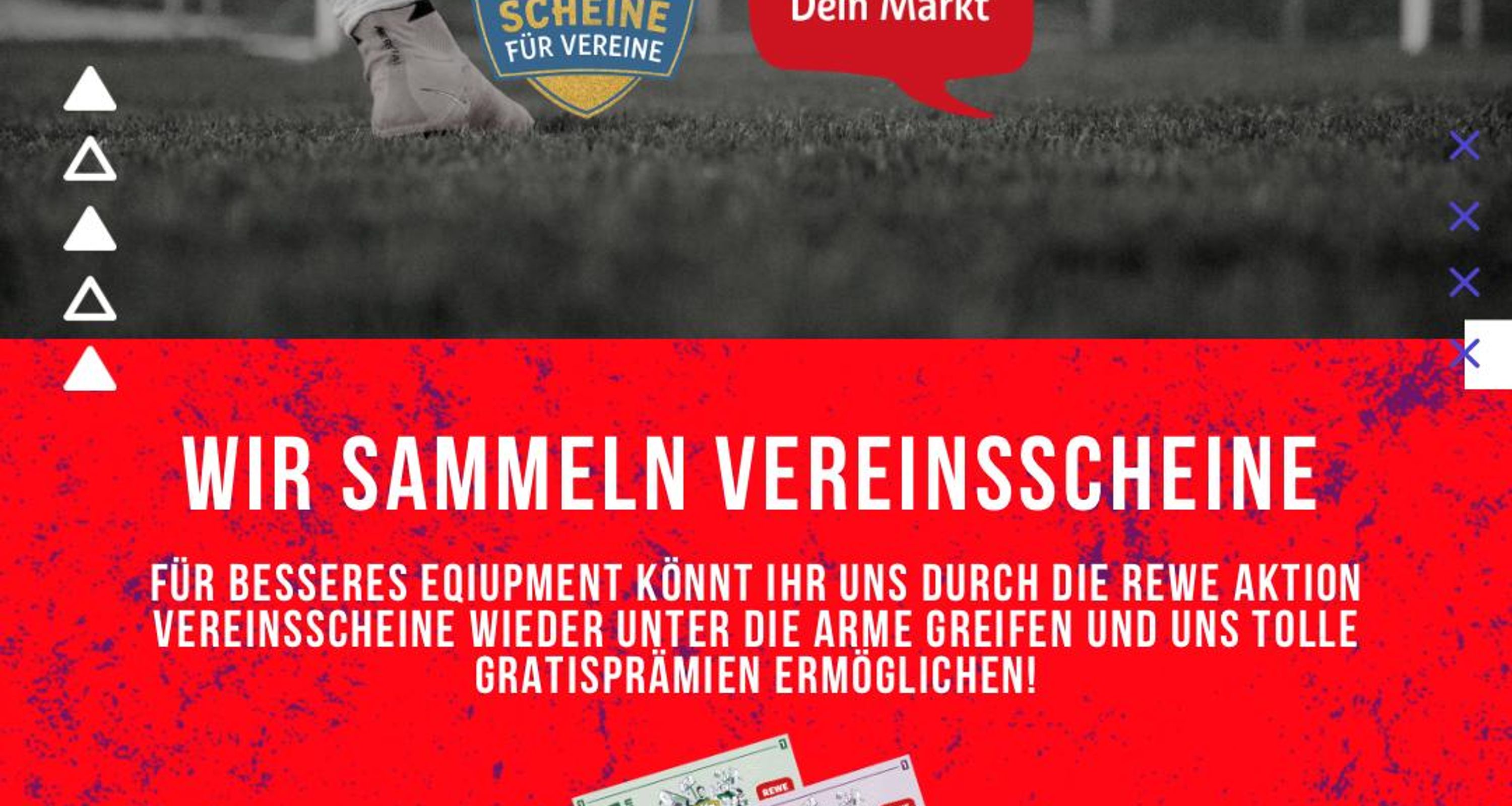 Jetzt REWE Vereinsscheine sammeln und KSC unterstützen!