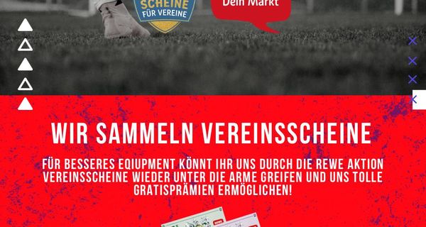 Jetzt REWE Vereinsscheine sammeln und KSC unterstützen!